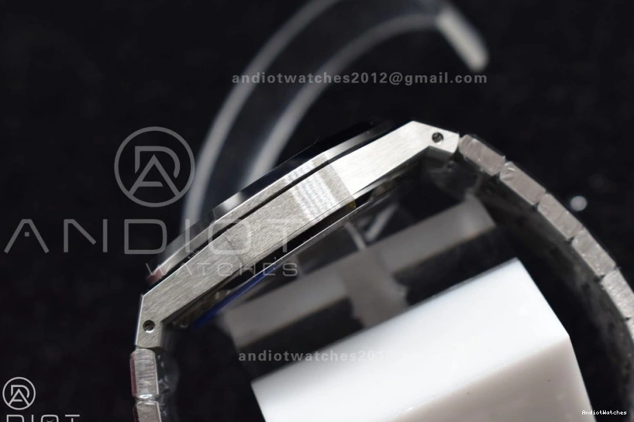 Bracelet Oak 445 APSF SS 41mm on Blue 15500 Edition Royal Textured Clone A4302 Best Dial SS Lightweight Super 1:1 0804